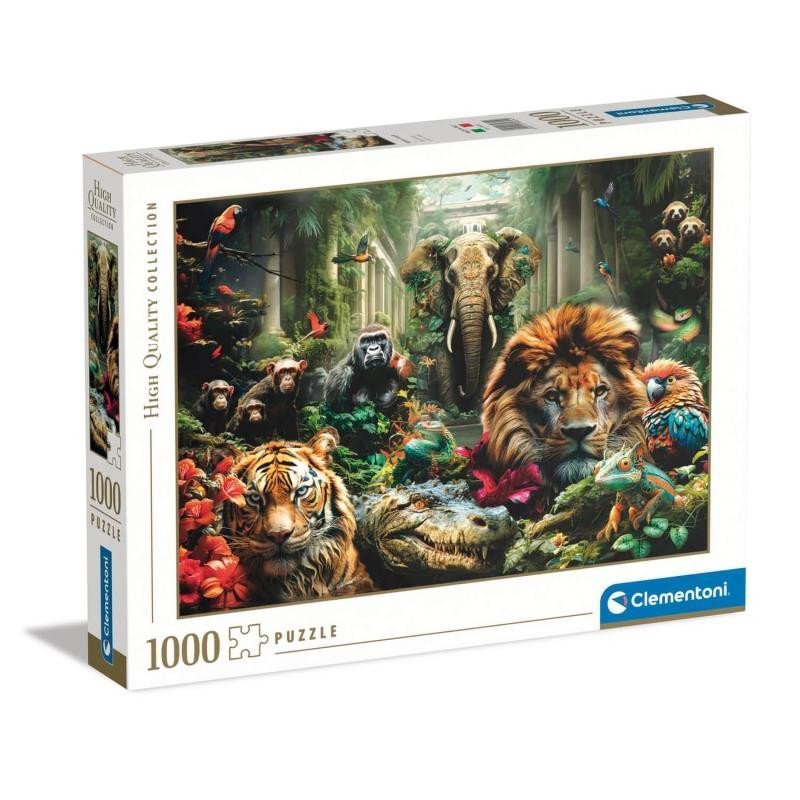 Puzzle Tajuplná džungle 1000 dílků