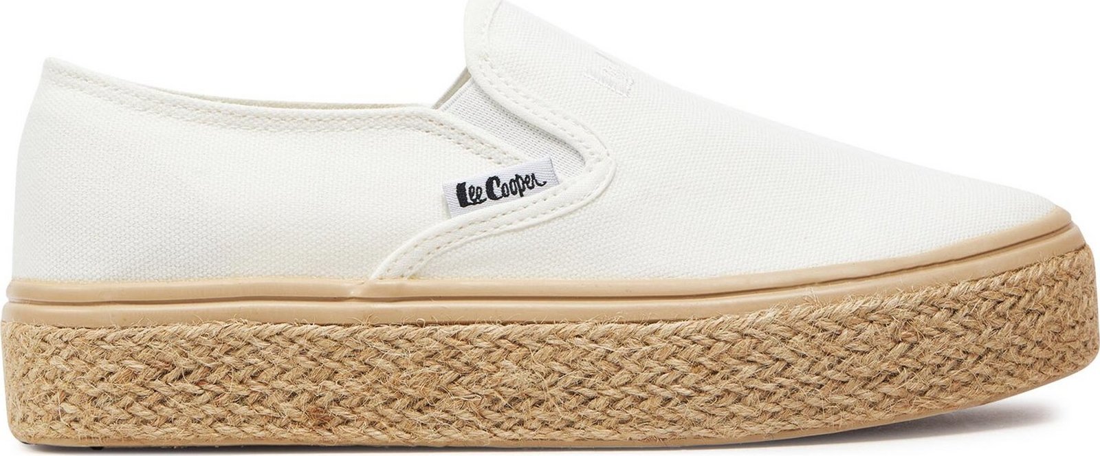 Espadrilky Lee Cooper LCW-24-44-2430LA White