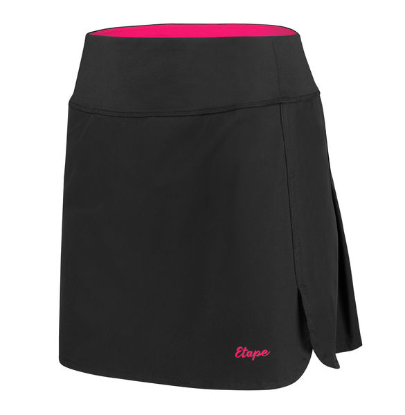 Etape – sukně BELLA, černá/růžová XXL