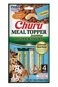 Churu Dog Meal Topper Chicken With Cheese Recipe 4x14g