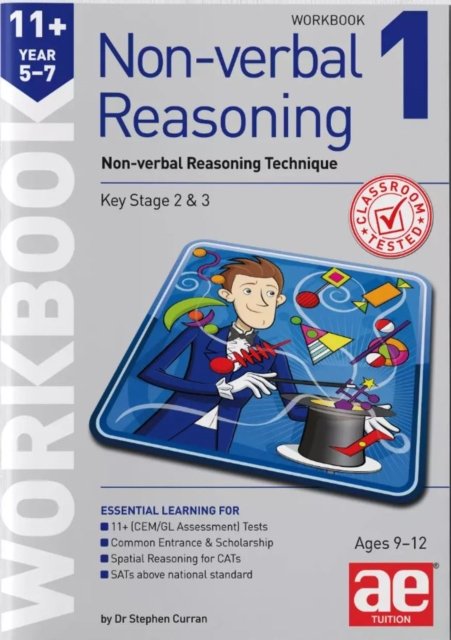 11+ Non-verbal Reasoning Year 5-7 Workbook 1 - Non-verbal Reasoning Technique (Curran Dr Stephen C)(Paperback / softback)