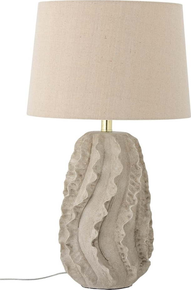 Béžová stolní lampa s textilním stínidlem (výška 64 cm) Natika – Bloomingville
