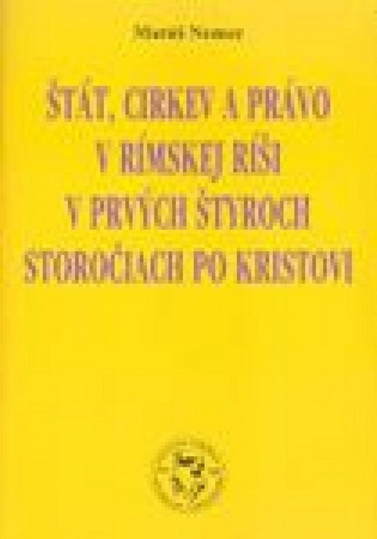 Štát, cirkev a právo v Rímskej ríši