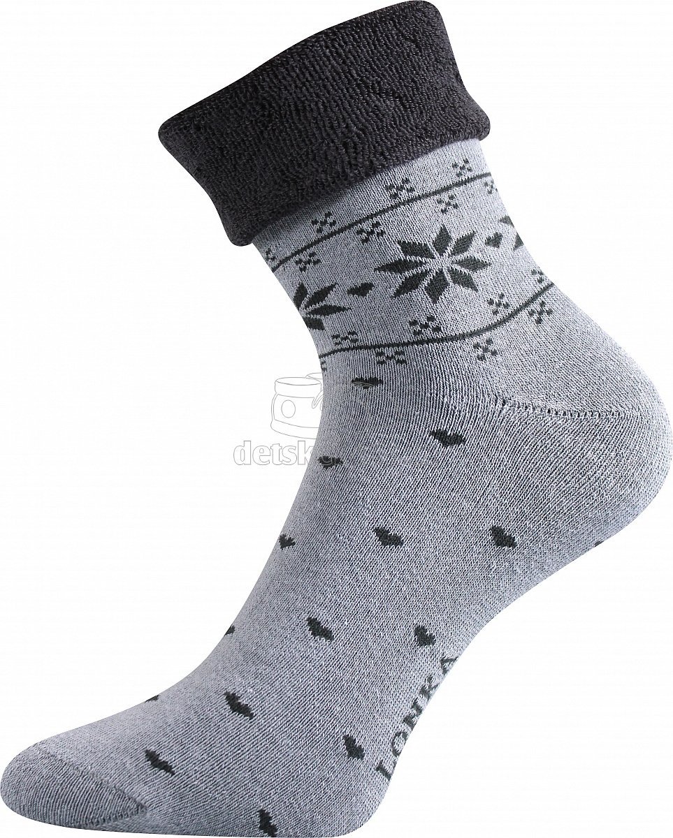 Dětské ponožky Lonka Frotana šedá Velikost: 35-38