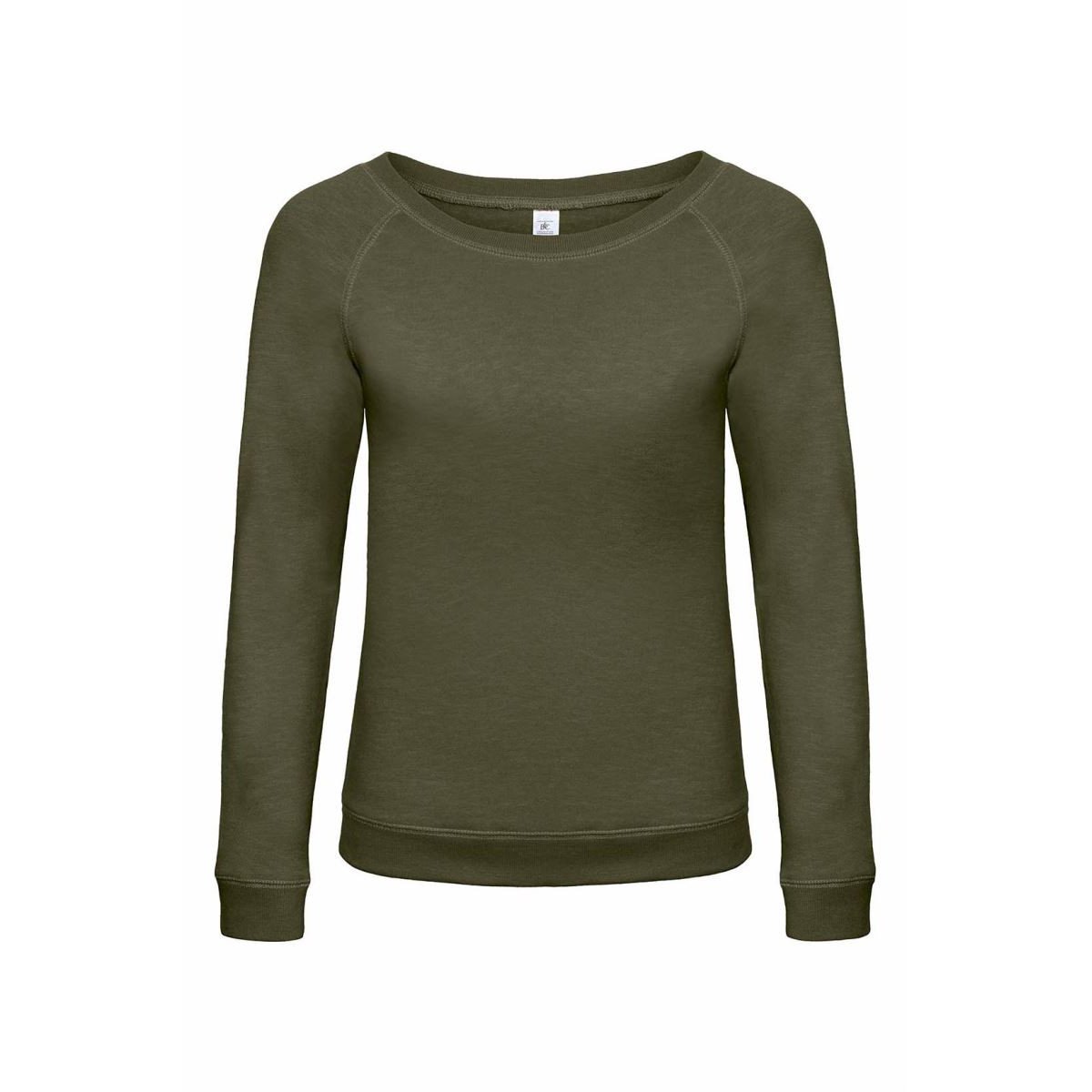 Dámská slubová mikina B&C DNM Starlight - olivová, S