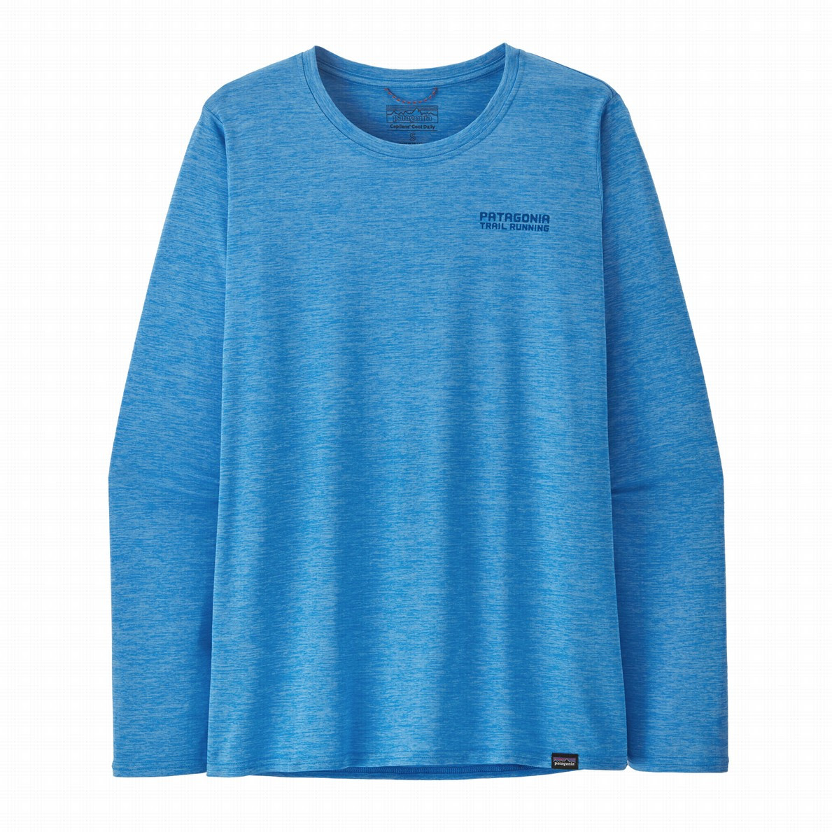 Dámské triko Patagonia W's L/S Cap Cool Daily Graphic Shirt - Lands Velikost: L / Barva: modrá