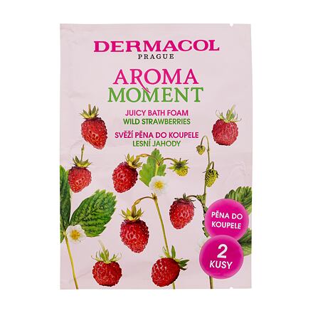 Dermacol Aroma Moment Wild Strawberries unisex pěna do koupele s vůní lesních jahod 2x15 ml unisex