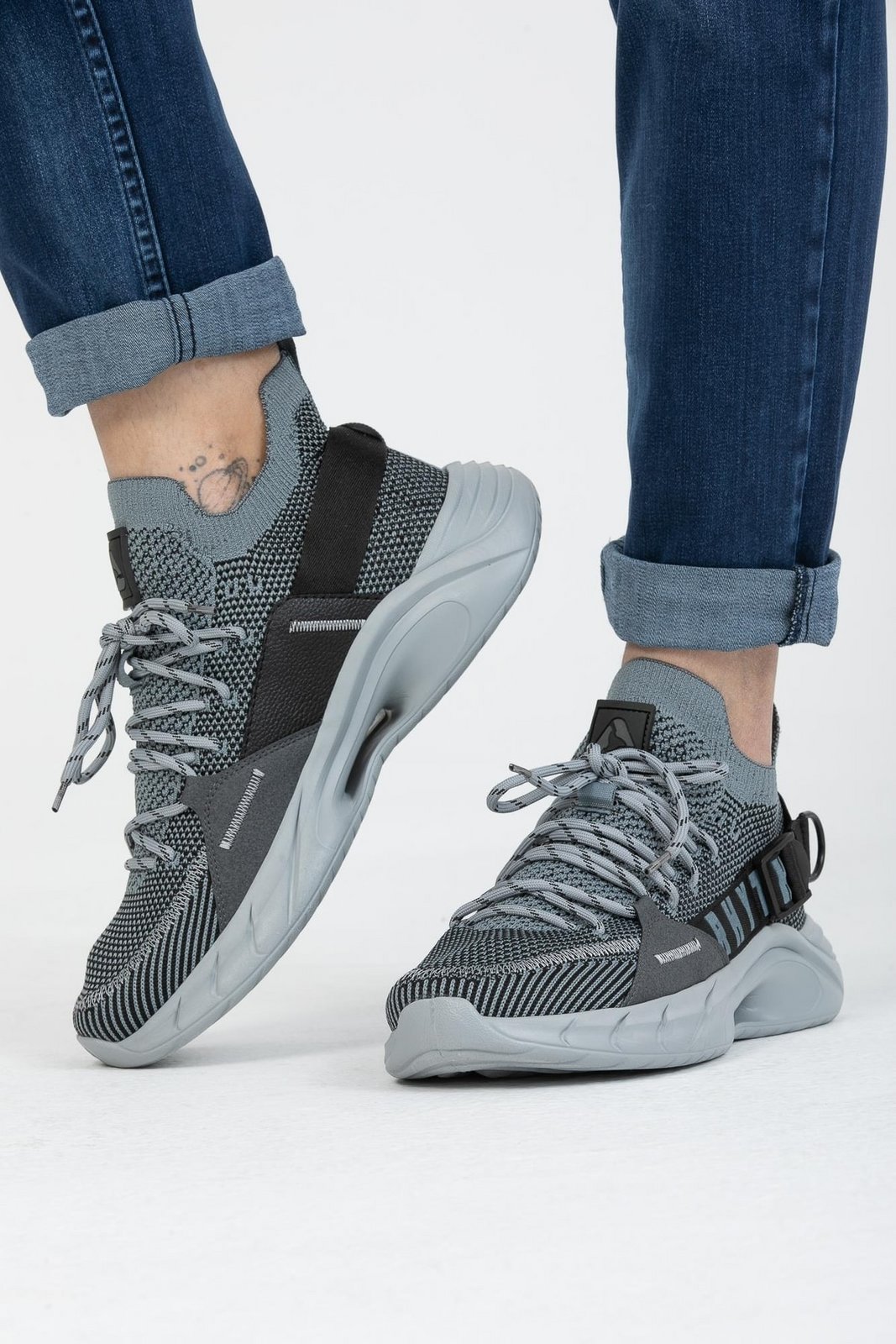 LETOON Rhythm - Unisex Gray Sneaker Shoes