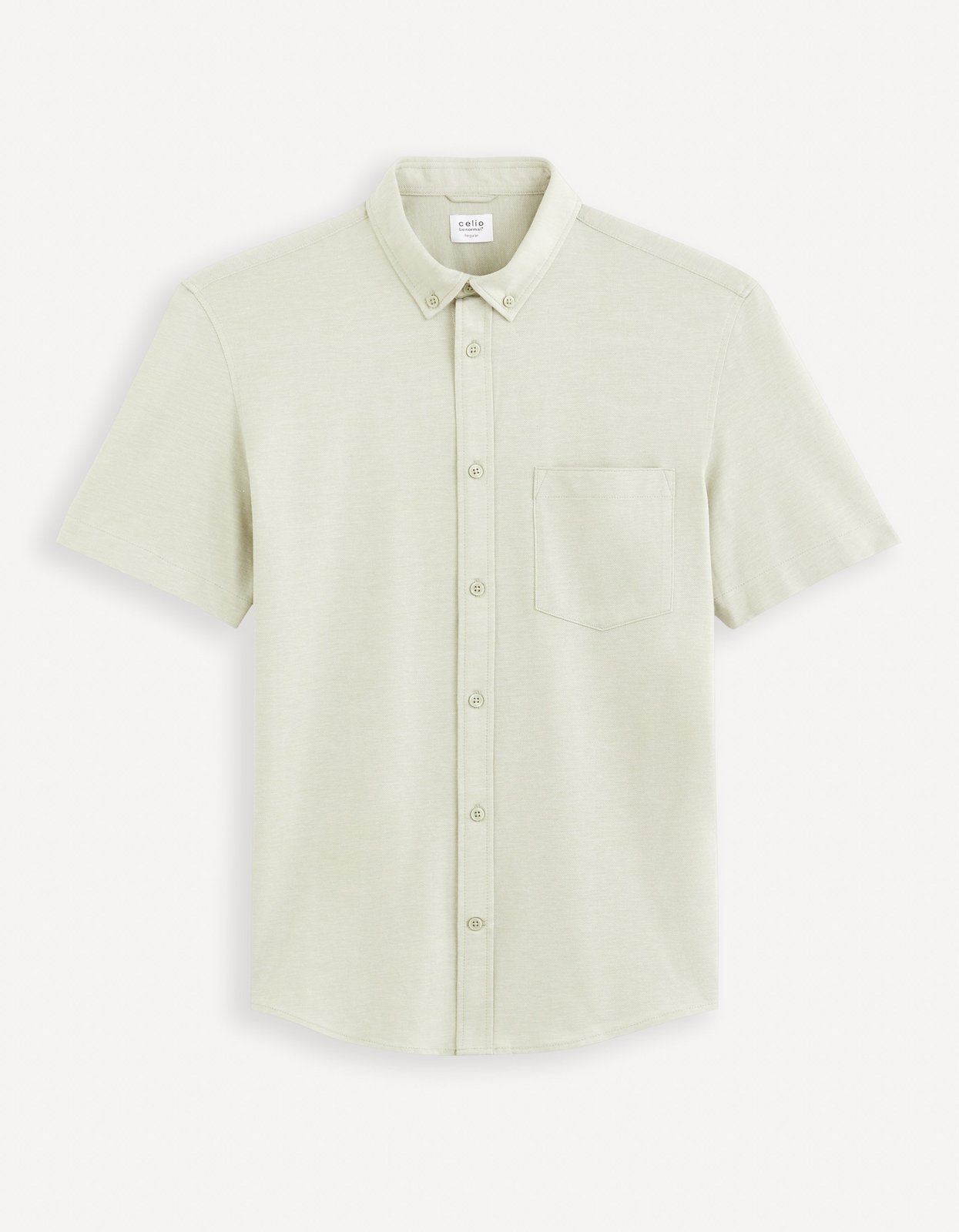 Celio Úpletová košile regular Barik - Pánské