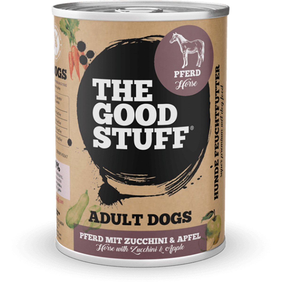 The Goodstuff Adult koňské maso s cuketou a jablkem 6 × 400 g