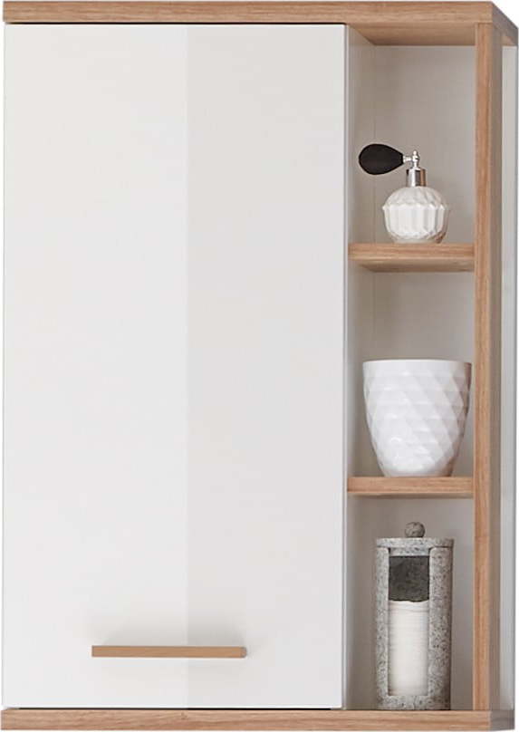 Bílá závěsná koupelnová skříňka 51x75 cm Set 923 - Pelipal