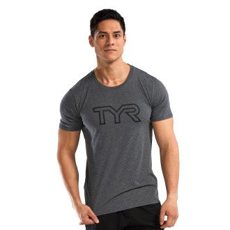 TYR Pánské tričko Ultrasoft Lightweight Tri Blend Tech Tee R28173-255