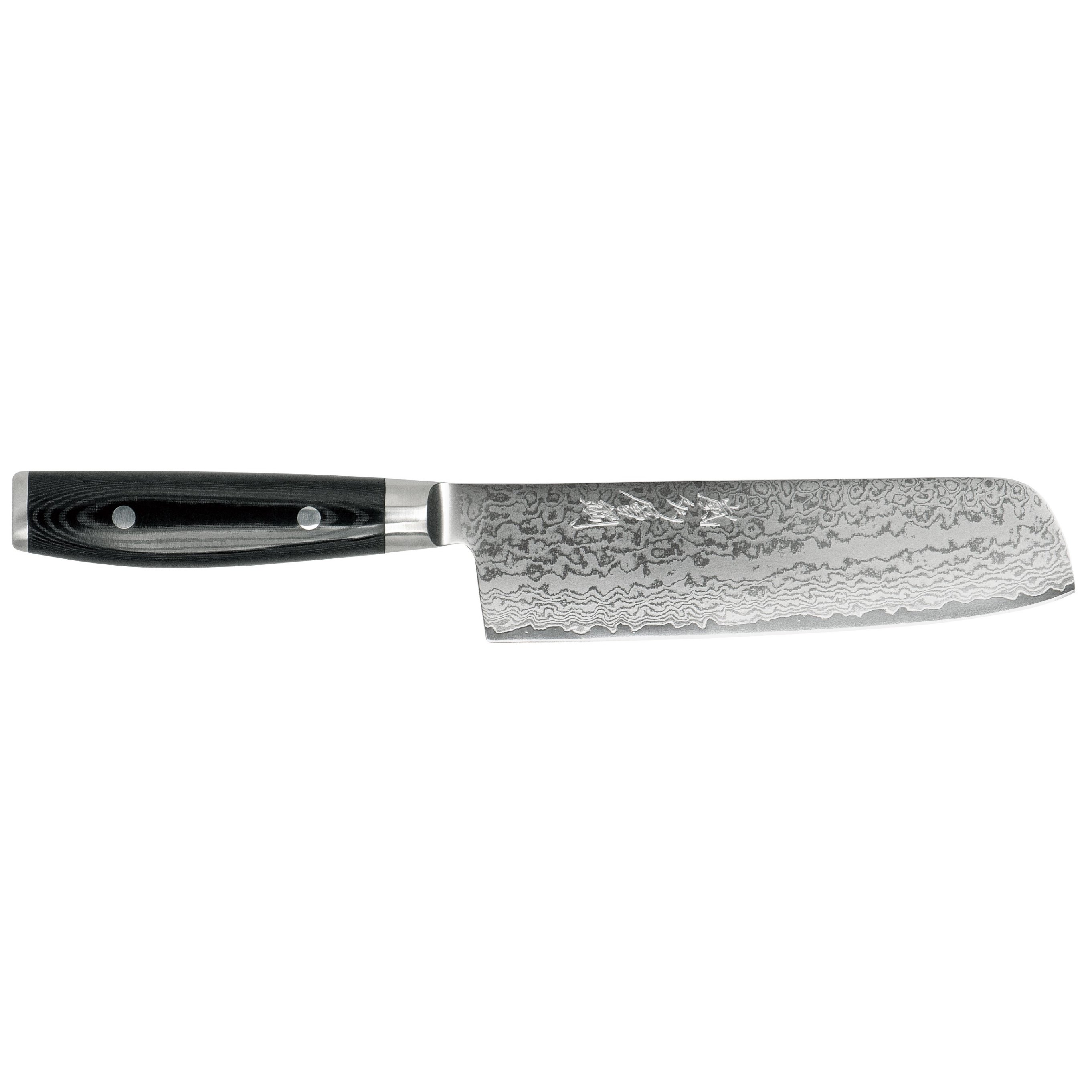 Japonský nůž NAKIRI RAN PLUS 18 cm, černá, Yaxell