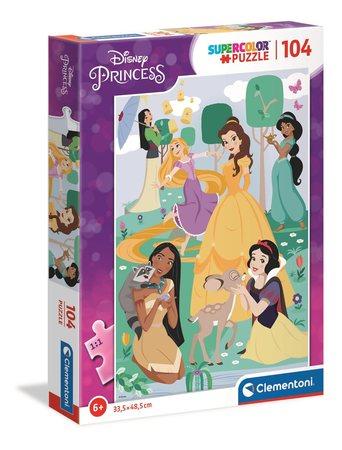 CLEMENTONI 25736 Puzzle Disney princezny 104 dílků