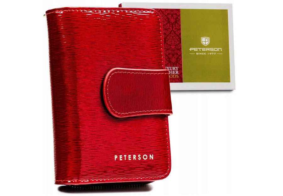 Peterson Dámská kožená peněženka Streagni červená One size