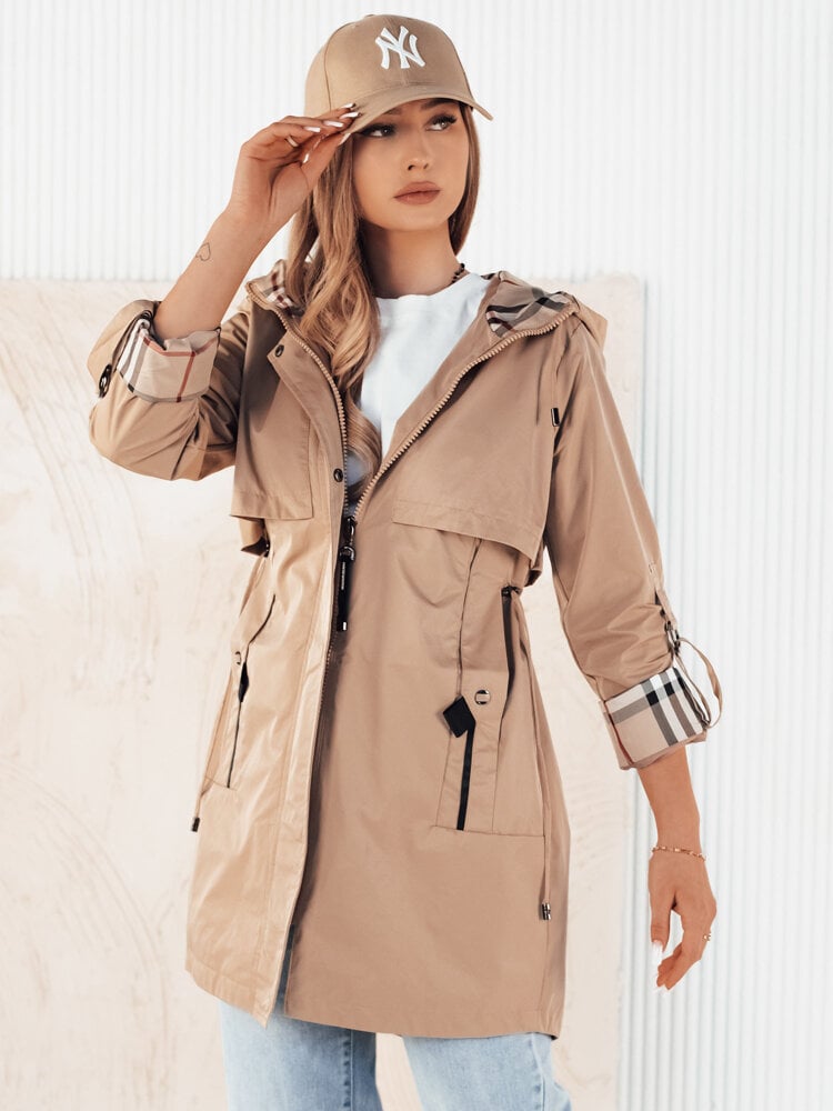 VERDU dámská bunda parka béžová Dstreet