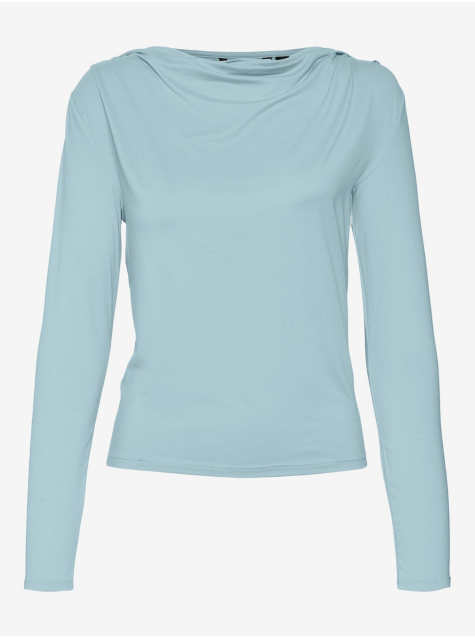 Světle modré dámské tričko Vero Moda Carol - Dámské