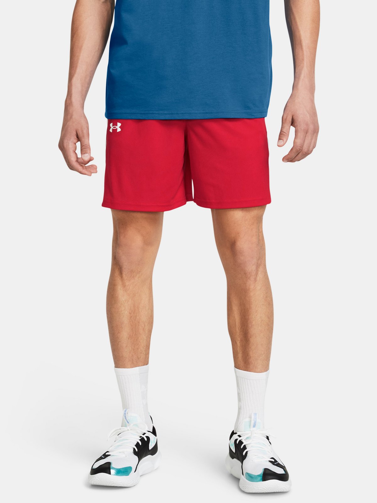 Under Armour Kraťasy UA Baseline Short-RED - Pánské