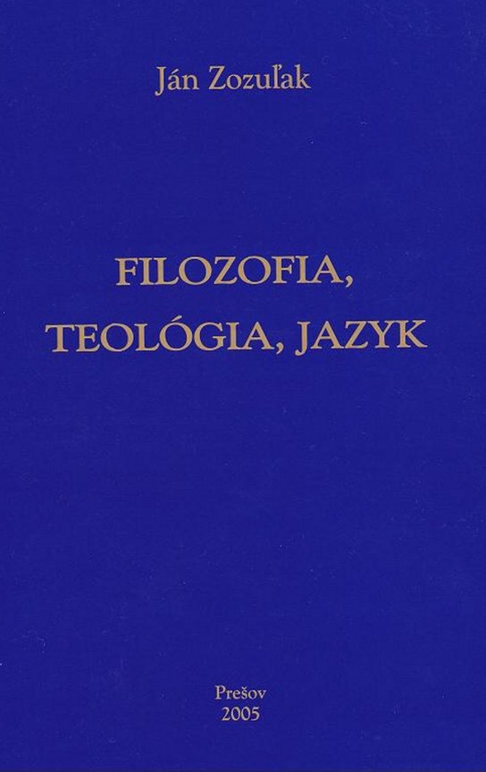 Filozofia, teológia, jazyk