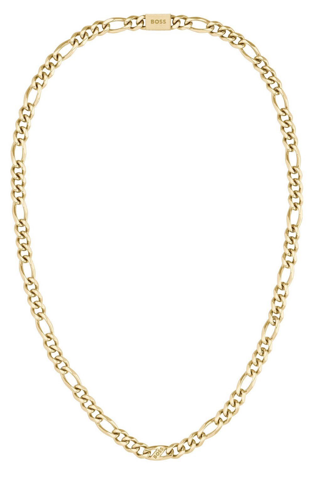 Hugo Boss Pánský pozlacený náhrdelník z oceli Rian 1580587