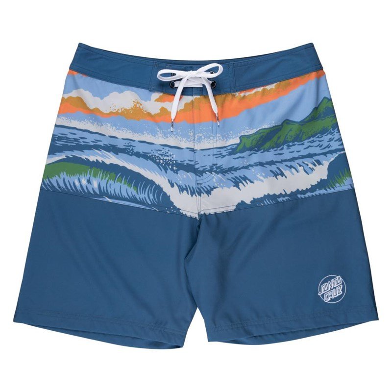 koupáky SANTA CRUZ - Water View Boardshort Dusty Blue (DUSTY BLUE)