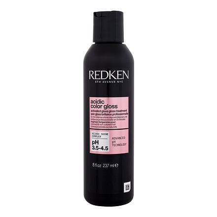 Redken Acidic Color Gloss Activated Glass Gloss Treatment dámský vlasové ošetření pro intenzivní lesk 237 ml pro ženy poškozená krabička