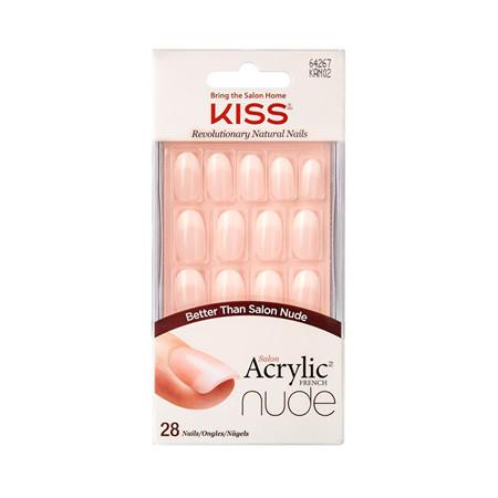 Kiss Salon Acrylic French Nude 64267 28 ks/bal.