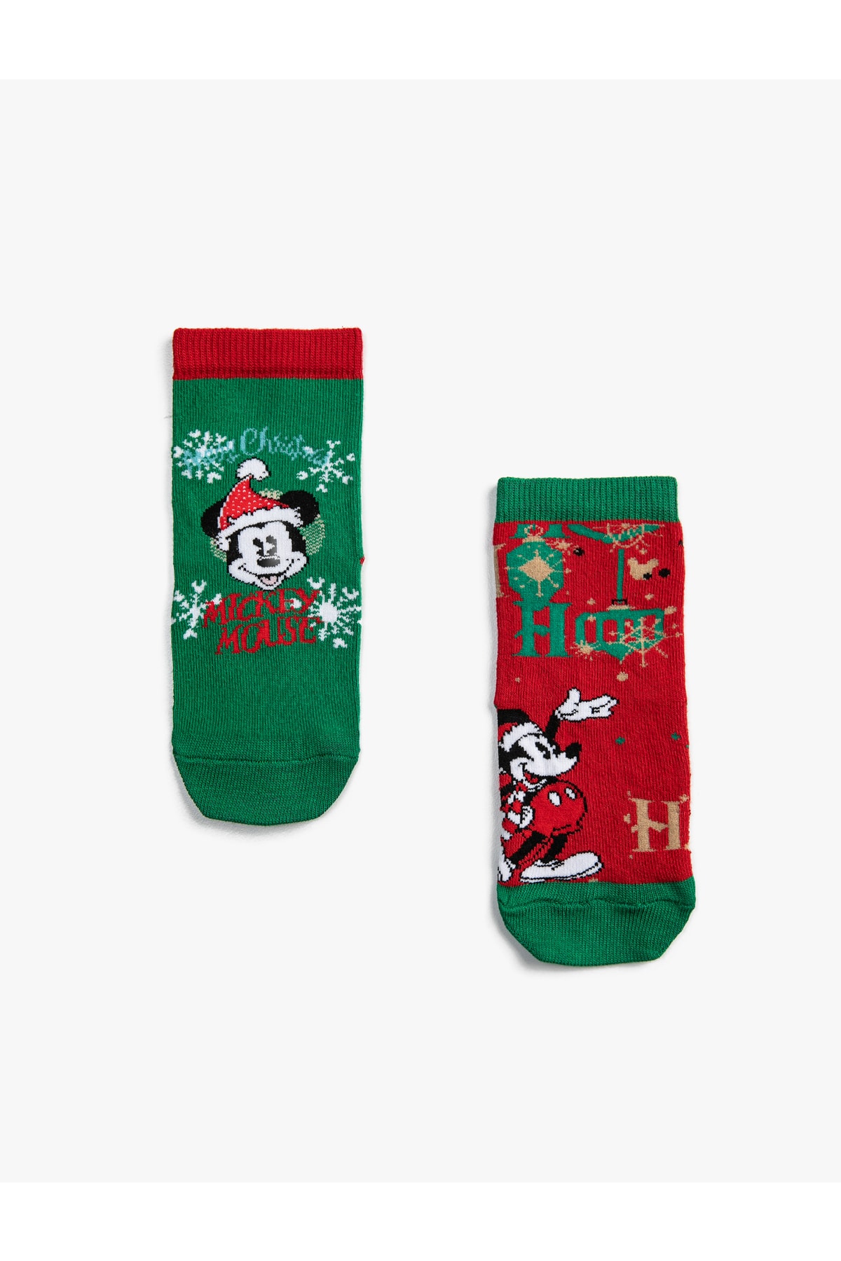 Koton 2 Pack Mickey Mouse Printed Socks Licensed