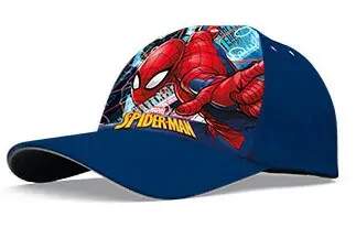 Modrá čepice Spider-Man, velikost 52 cm