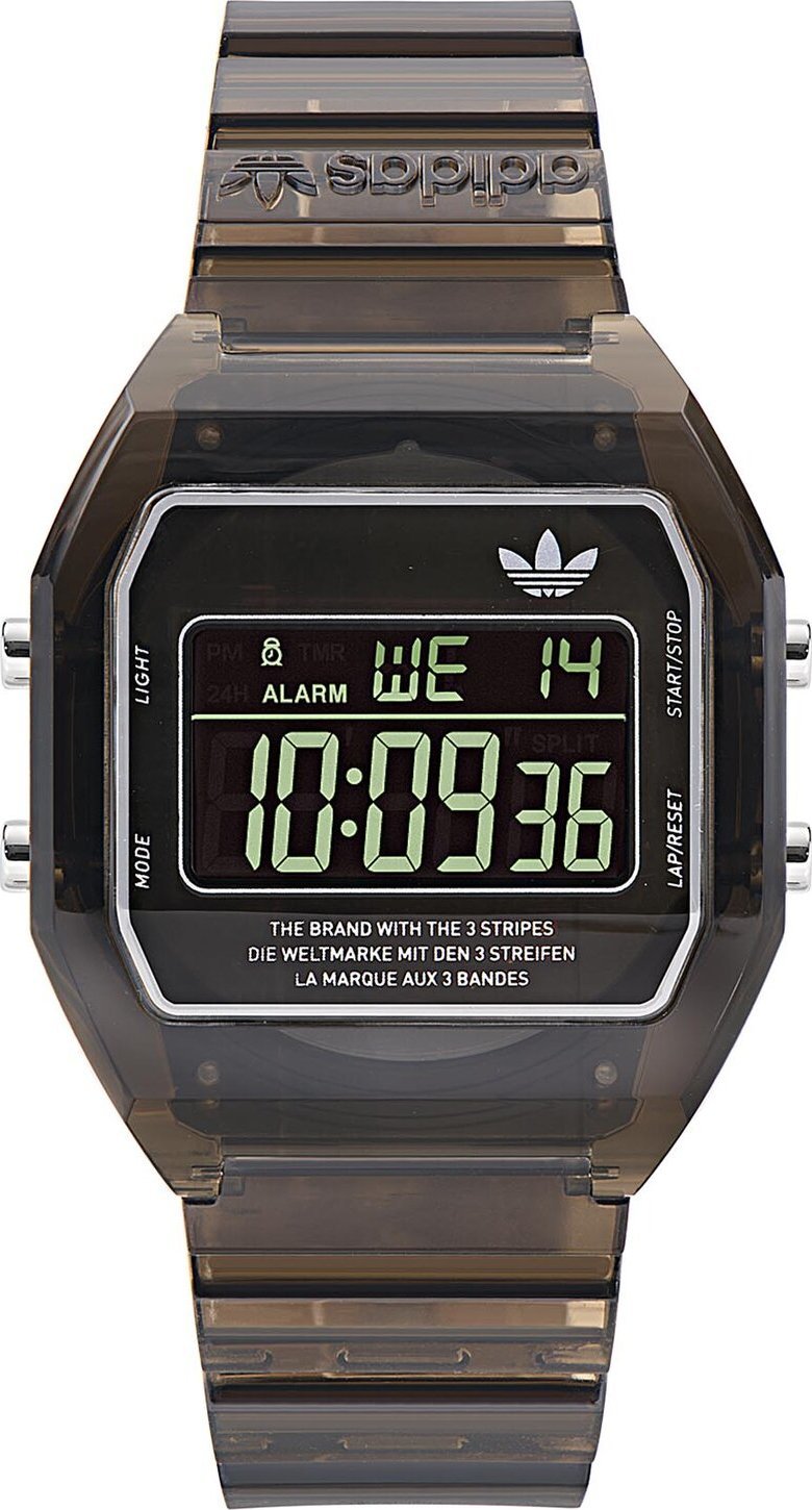 Hodinky adidas Originals Digital Two Crystal AOST24064 Black