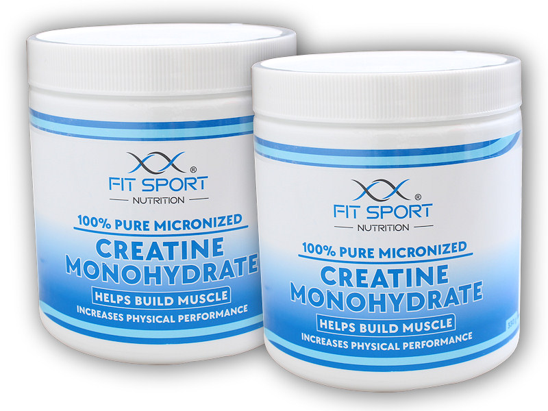FitSport Nutrition 2x 100% Pure Micronized Creatine Monohydrate 330g