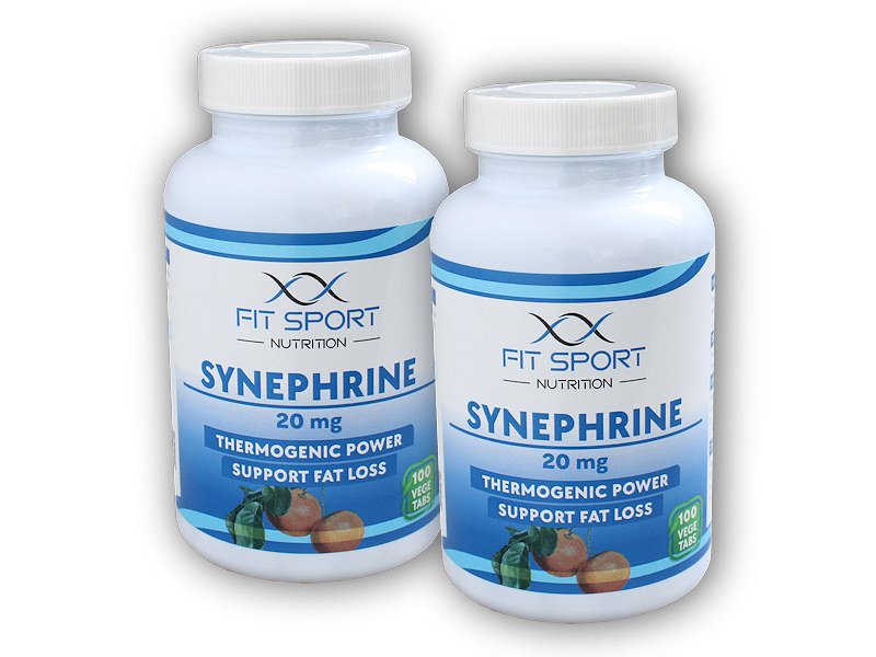 FitSport Nutrition 2x Synephrine 20mg 100 vege tabs