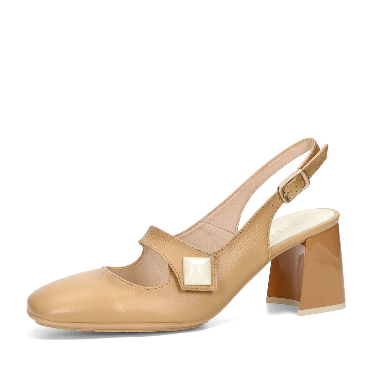 Hispanitas dámské elegantní lodičky s otevřenou patou  - béžové - 36