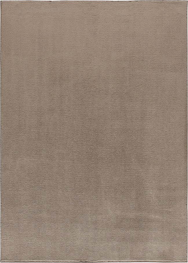 Hnědý koberec z mikrovlákna 160x220 cm Coraline Liso – Universal
