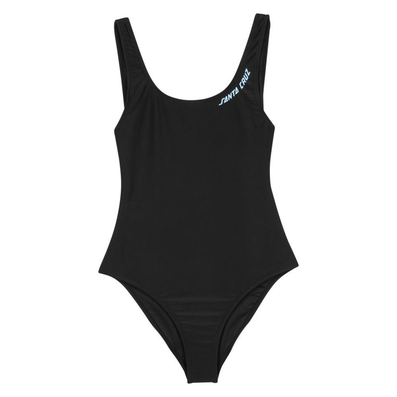 plavky SANTA CRUZ - Strip Bodysuit Swimsuit Black (BLACK) velikost: 10