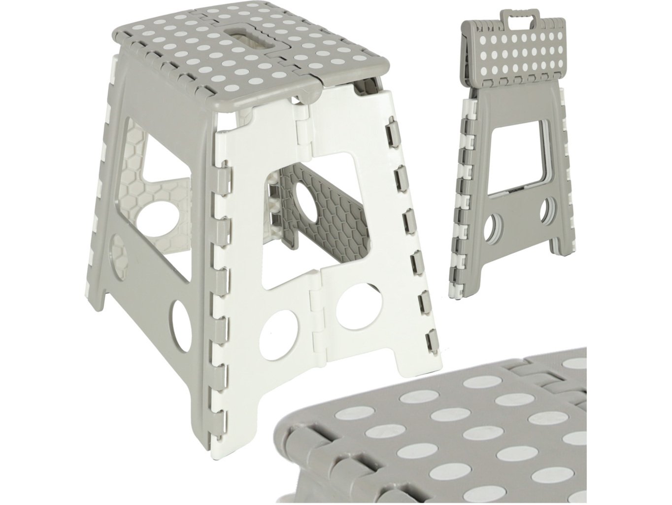 Protiskluzová skládací stolička Barva: Světle šedá