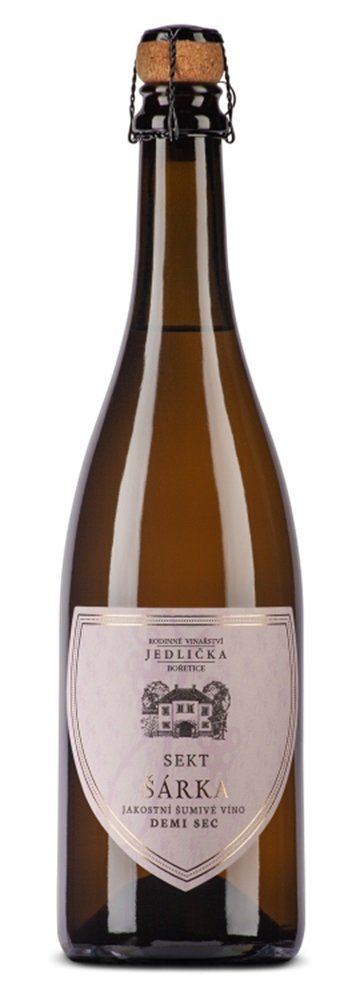 Jedlička Sekt Šárka ETIKETA 0,75l 11,5%