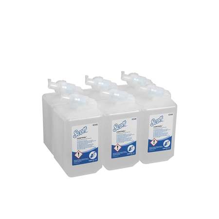 Pěnové mýdlo SCOTT CONTROL antibakteriální, 6 x 1 l lahev