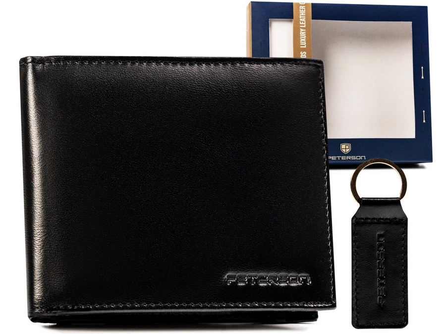 Peterson Set peněženky s klíčenkou Fogbringer černá One size