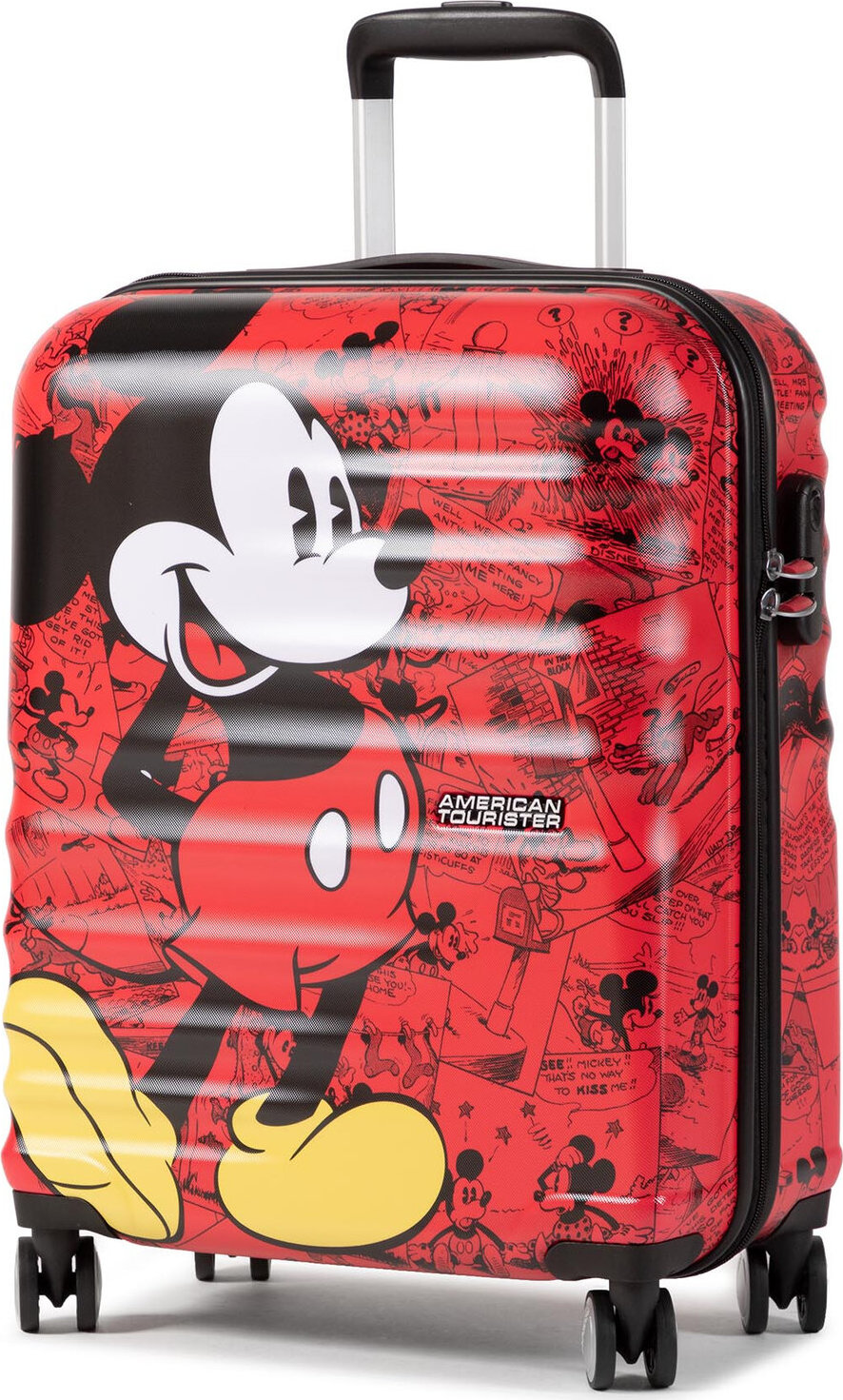 Dětský kufr American Tourister Wavebreaker Disney 85667-6976-1CNU Mickey Comics Red