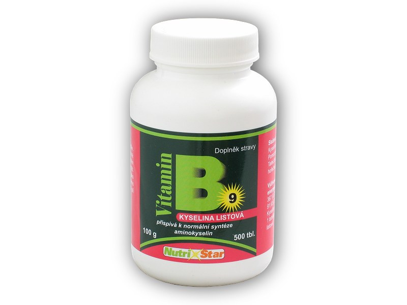 Nutristar Kyselina listová Folacin vitamin B9 500 tablet
