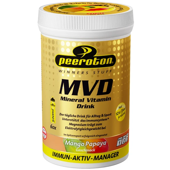 peeroton® Mineral vitamin drink s příchutí mango-papája 300 g