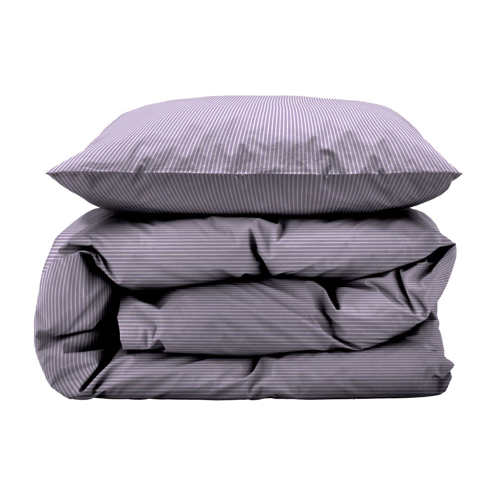 Fialové bavlněné povlečení na jednolůžko 140x200 cm Cheerful – Södahl