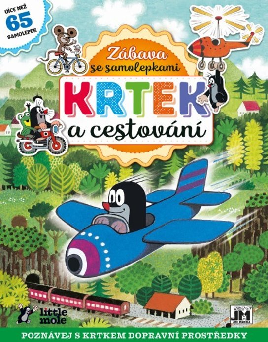 Krtek a cestování Zábava se samolepkami