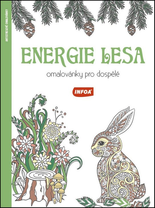 Energie lesa Omalovánky pro dospělé