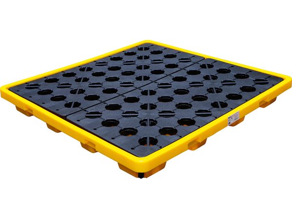 Odkapávací vana na olej s roštem Určeno pro 4 sudy á 200 l - BGS 70050