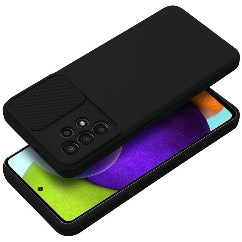 Pouzdro silikon Xiaomi Redmi 13C, POCO C65 Camera Shield Soft černé