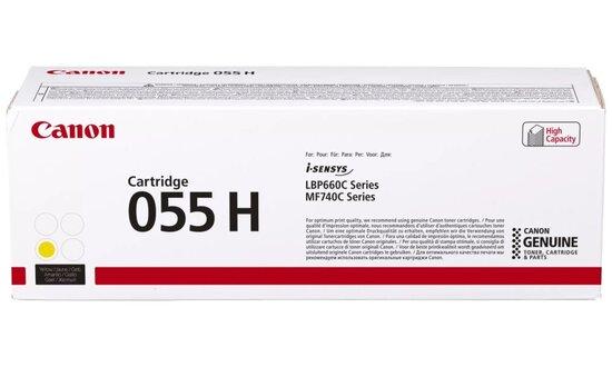 Canon originální toner CRG-055HY (žlutý, 5900str.) pro Canon MF742Cdw, MF744Cdw, MF746Cx, LBP663Cdw, LBP664Cx/K/, 3017C004