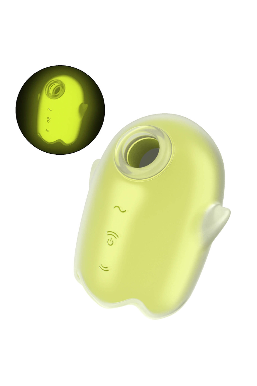 Satisfyer Glowing Ghost - svítící stimulátor klitorisu (žlutý)