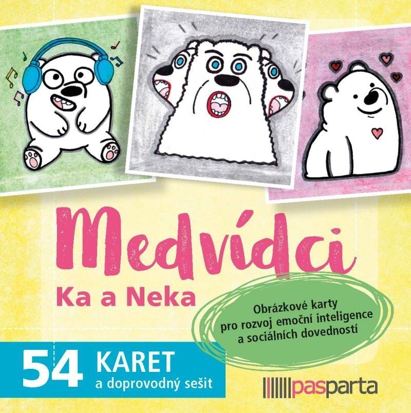 Medvídci Ka a Nekaf - 54 karet a doprovodný sešit - Jana Holubová